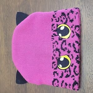 Bright Fusia Cat Ear Beanie